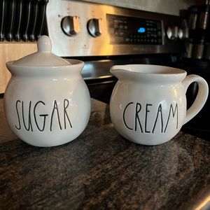 Rae Dunn sugar and cream